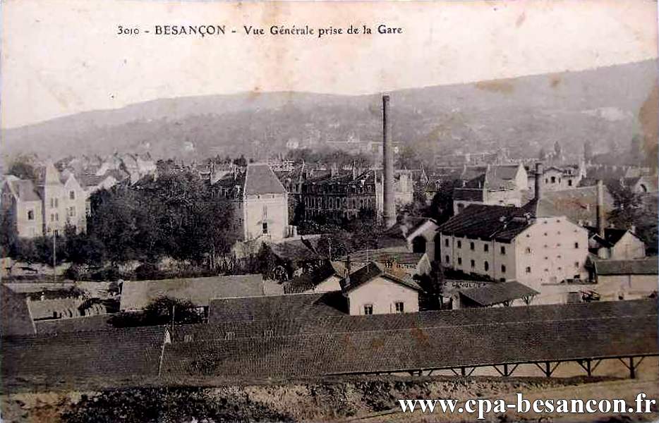3010 - BESANÇON - Vue Générale prise de la Gare